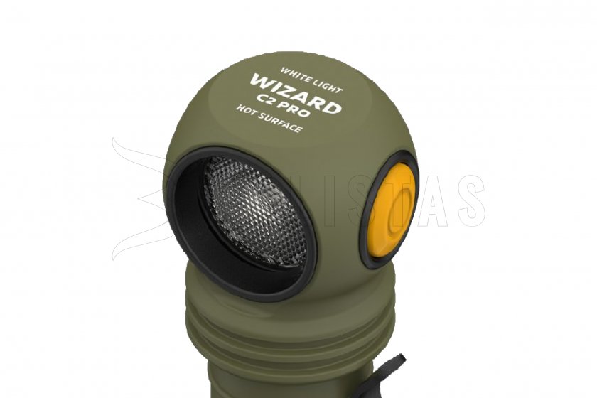 Fejlámpa Armytek Wizard C2 Pro hideg fény Olívzöld