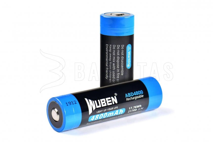 Wuben 21700 B Li-Ion 4800mAh akkumulátor