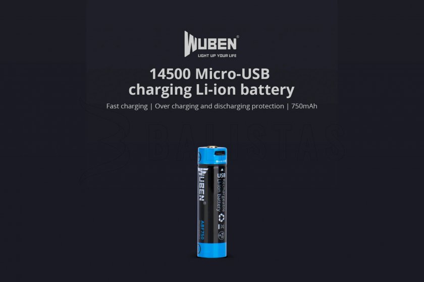 Elem Wuben 14500B Li-Ion 750mAh