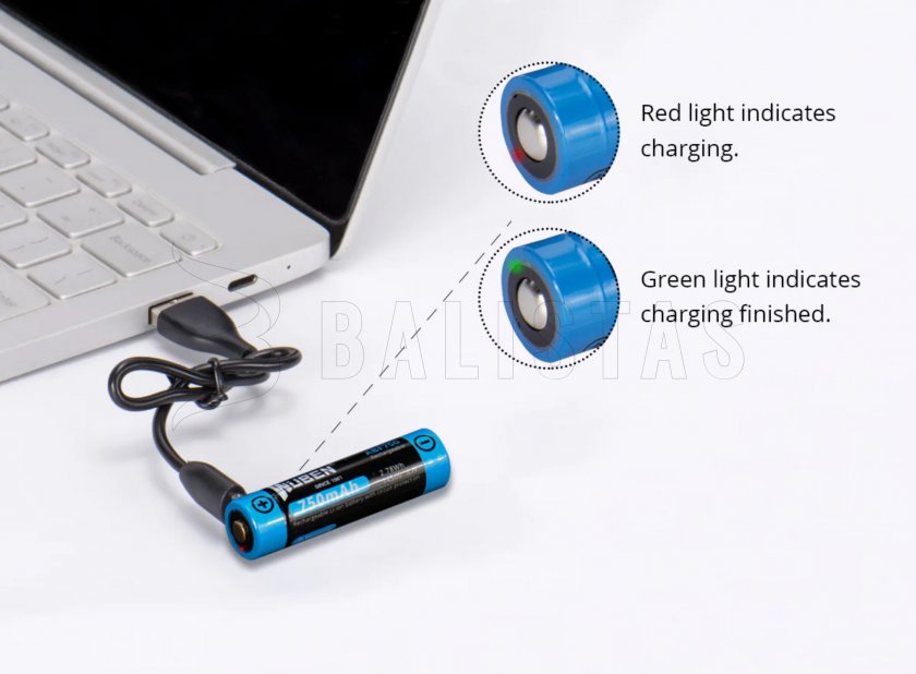 Elem Wuben 14500B Li-Ion 750mAh