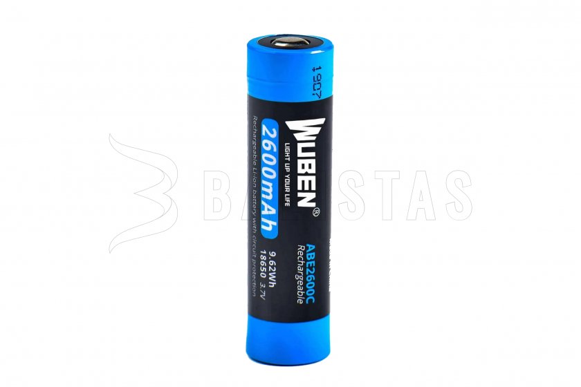 Elem Wuben 2600B/18650 Li-Ion 2600mAh