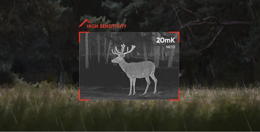 Termovíziós LRF céltávcső Hikmicro PANTHER PH35L 2.0
