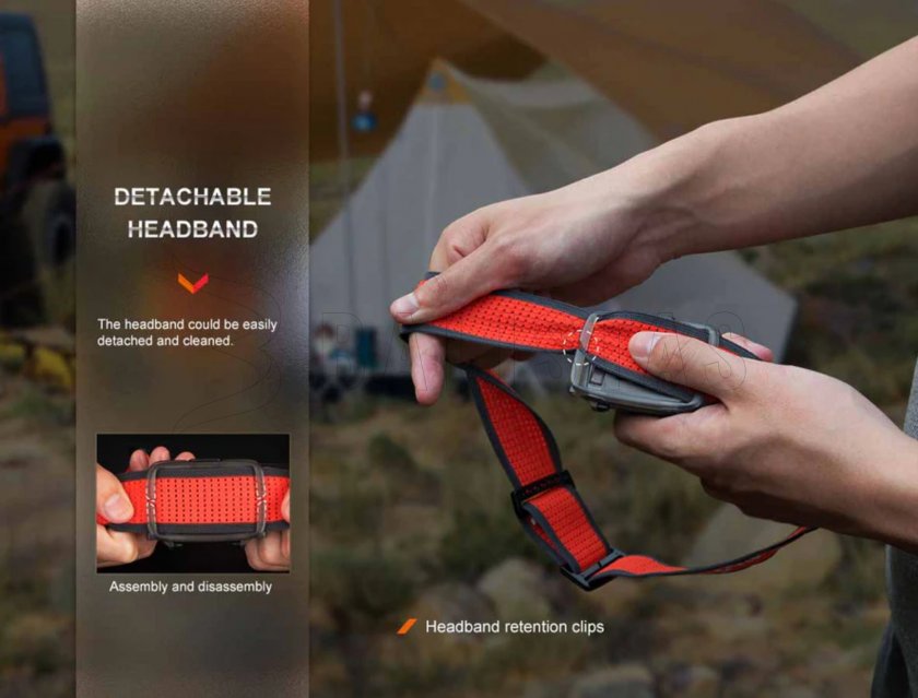 Fenix HL16 fekete diódás fejlámpa