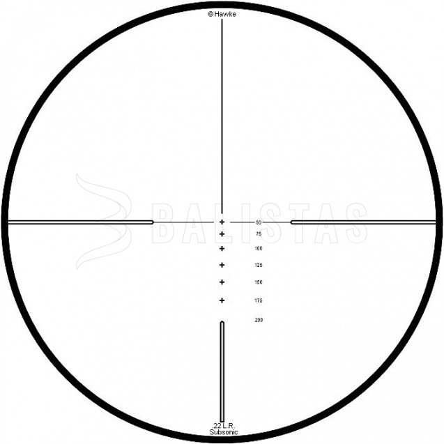 Távcső Hawke Vantage IR 4-12x50 .22 LR Subsonic