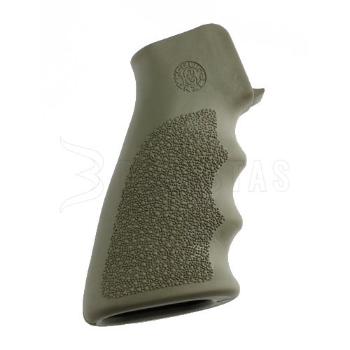 Grip Hogue AR-15/M16 OverMolded Rubber OD Green
