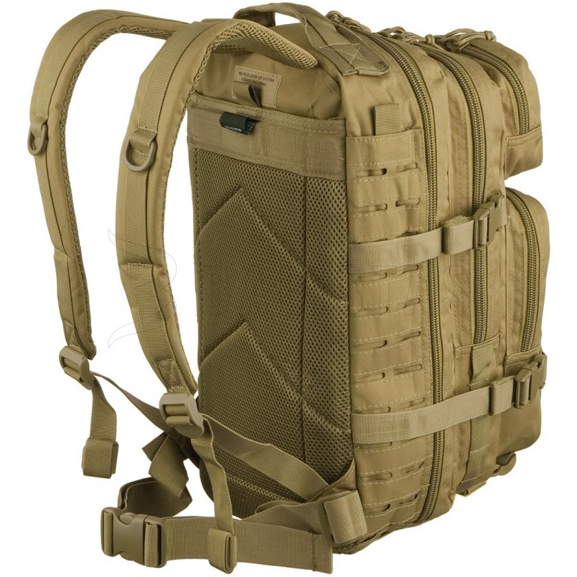 Hátizsák Mil-Tec US Assault Laser Cut 20l Coyote