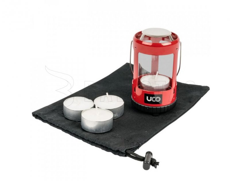 Lucerna tealight UCO Mini Set piros