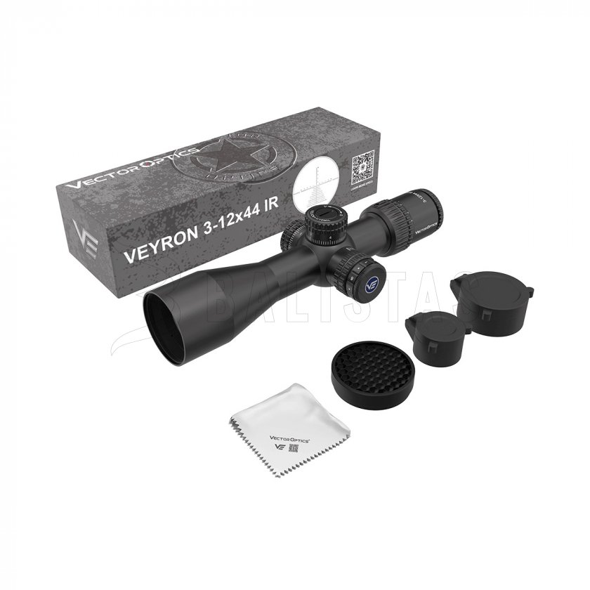 Távcső Vector Optics Veyron 3-12x44IR SFP Compact MRAD