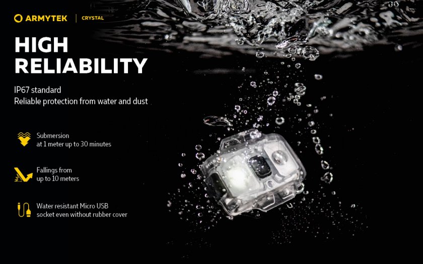 Multifunkciós fejlámpa Armytek Crystal Green