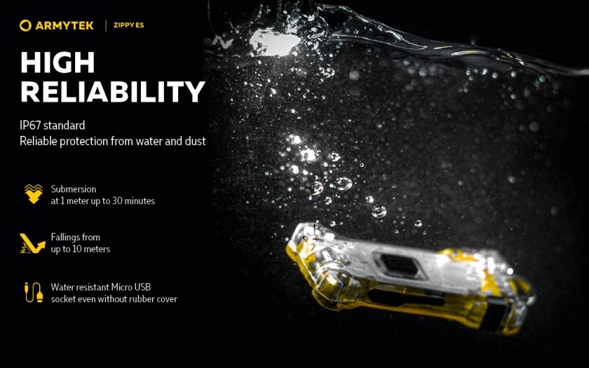 Kulcstartó Armytek Zippy ES Blue