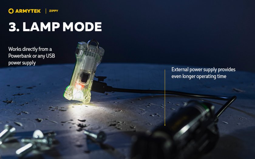 Kulcstartó Armytek Zippy Red