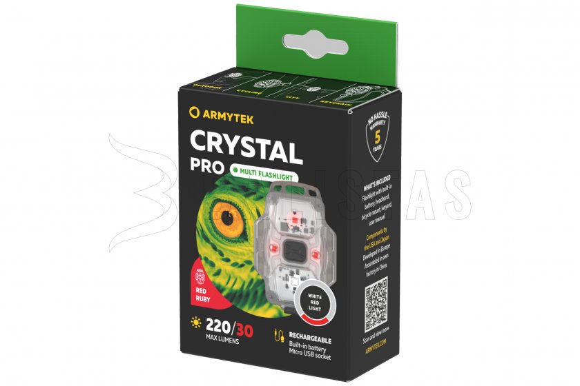 Multifunkciós lámpa Armytek Crystal Pro - sárga