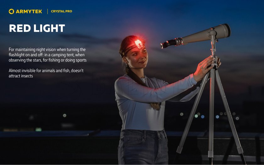 Multifunkciós lámpa Armytek Crystal Pro - sárga