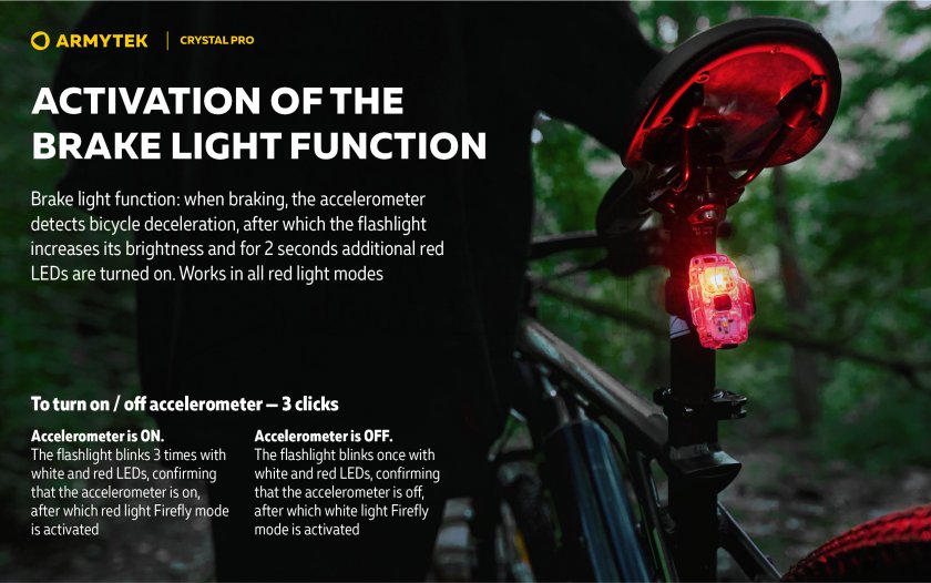 Multifunkciós lámpa Armytek Crystal Pro - sárga