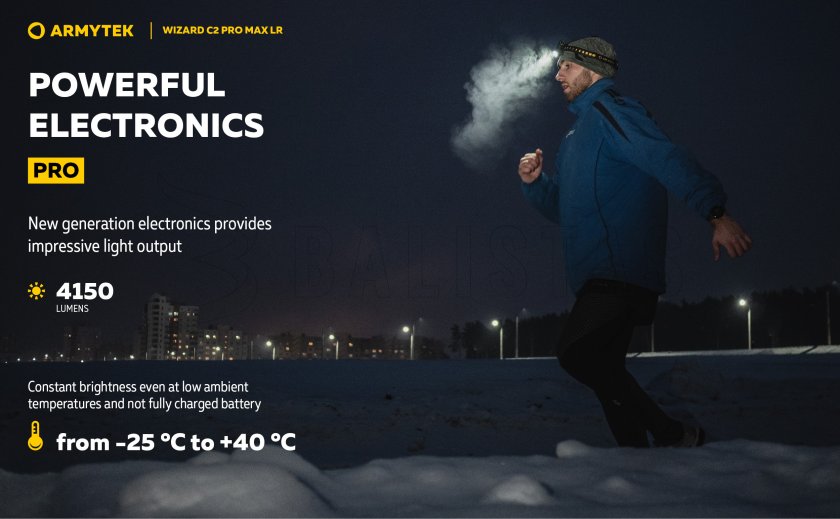 Zseblámpa Armytek Wizard C2 Pro MAX LR hideg fény