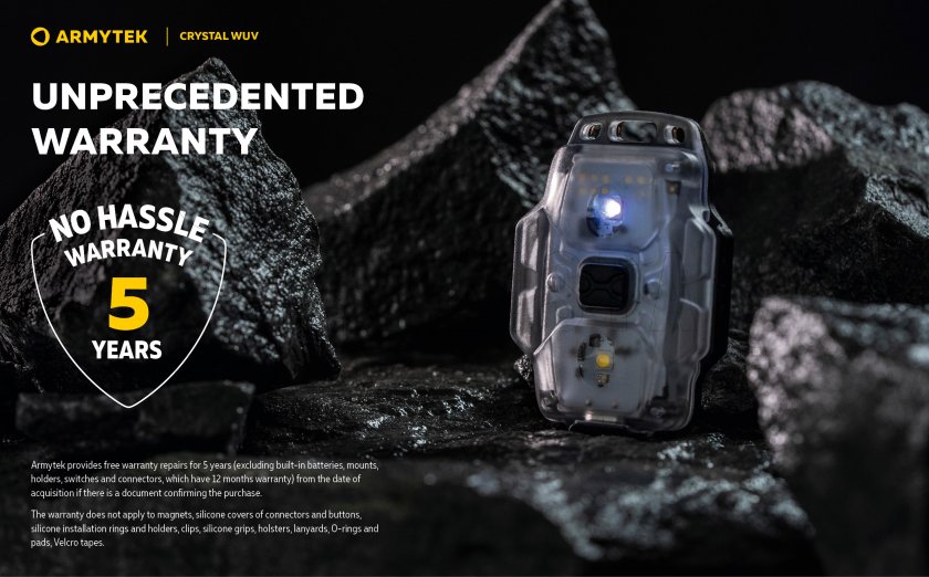 Multifunkciós lámpa Armytek Crystal - szürke UV