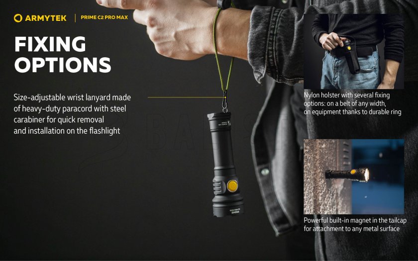 Armytek Prime C2 Pro Max elemlámpa, hideg fény