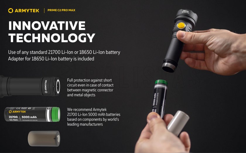Armytek Prime C2 Pro Max elemlámpa, hideg fény