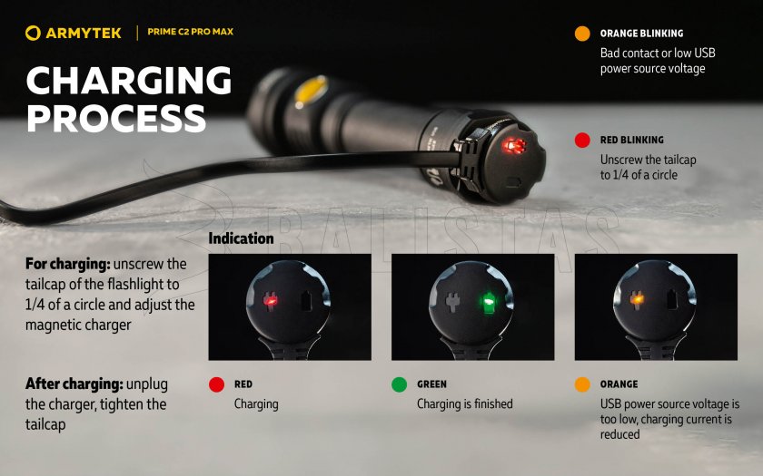 Armytek Prime C2 Pro Max elemlámpa, hideg fény