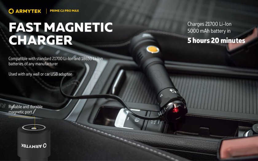 Armytek Prime C2 Pro Max elemlámpa, hideg fény