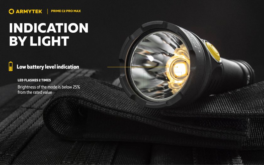 Armytek Prime C2 Pro Max elemlámpa, hideg fény