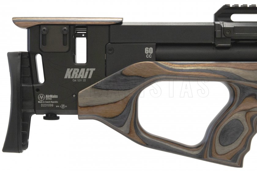 Légpuska AirMaks Krait WX 5,5mm Grey Lamino