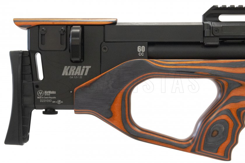 Légpuska AirMaks Krait WX 5,5mm Orange Lamino