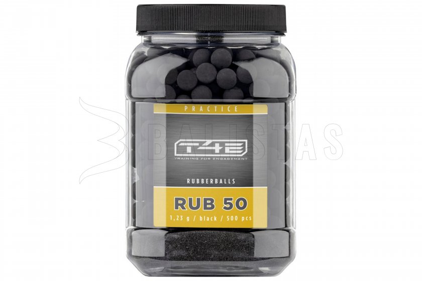 Golyók T4E Rubber Ball RB Prac-Series .50 polymer 500db