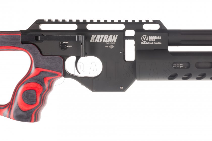 Légpuska AirMaks Katran W 5,5mm Red Lamino