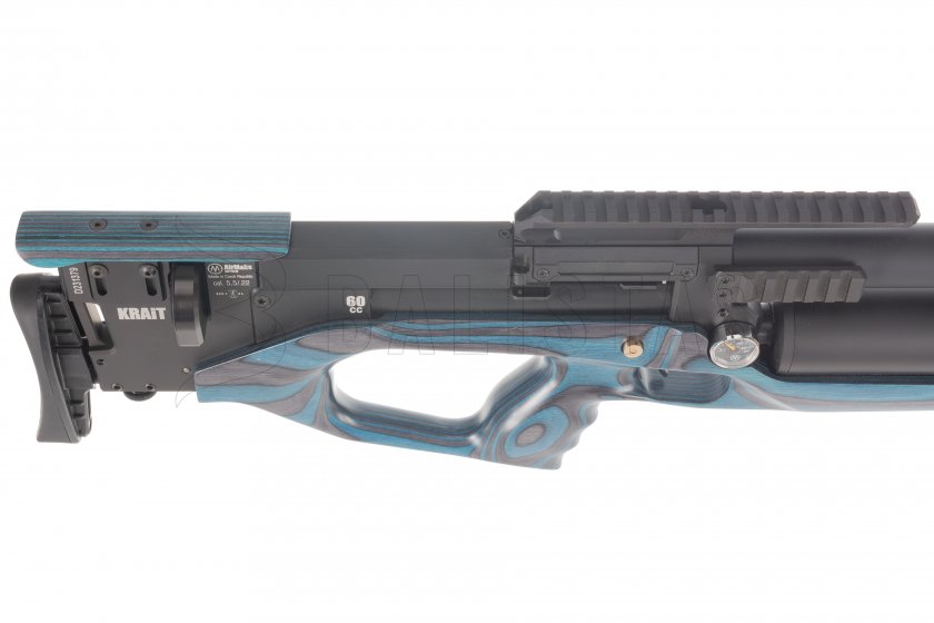 Légpuska AirMaks Krait W Tube 5,5mm Blue Lamino