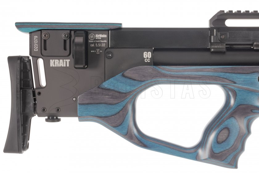 Légpuska AirMaks Krait W Tube 5,5mm Blue Lamino