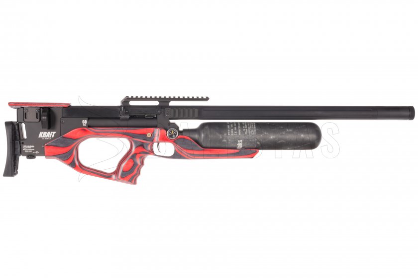 Légpuska AirMaks Krait WX 700cc 5,5mm Red Lamino