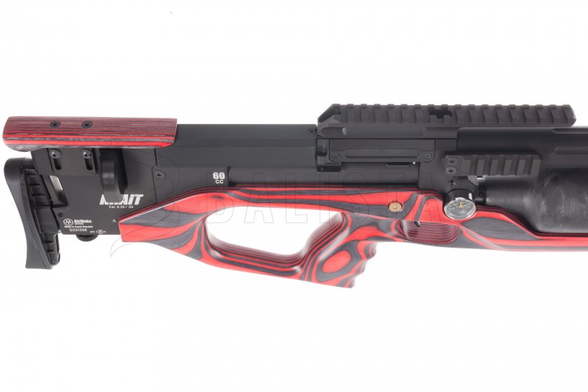 Légpuska AirMaks Krait WX 700cc 5,5mm Red Lamino