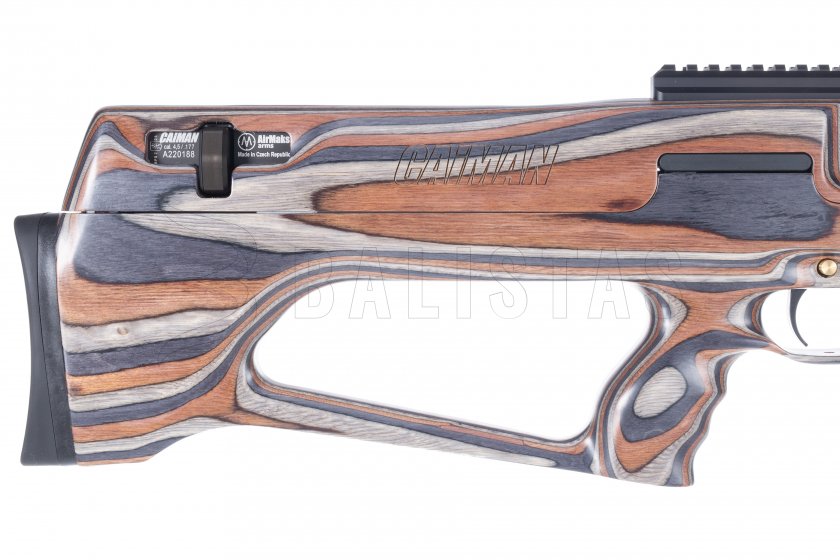 Légpuska AirMaks Caiman 4,5mm grey/brown lamino