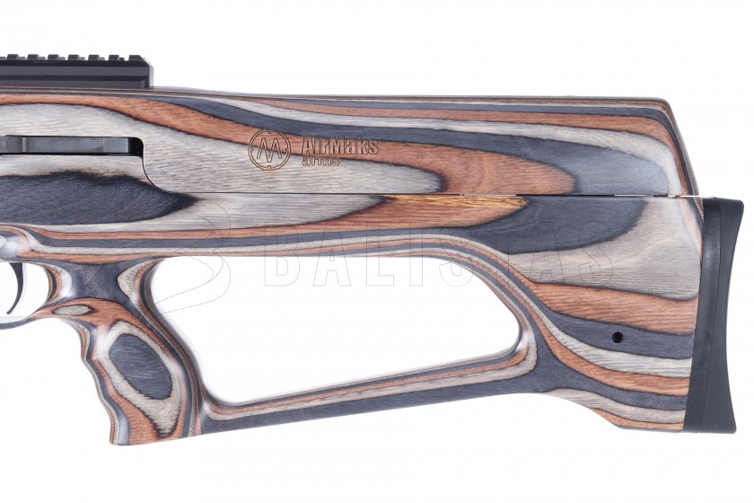 Légpuska AirMaks Caiman 4,5mm grey/brown lamino