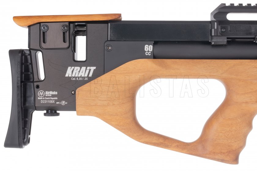 Légpuska AirMaks Krait WL Tube 6,35mm Walnut