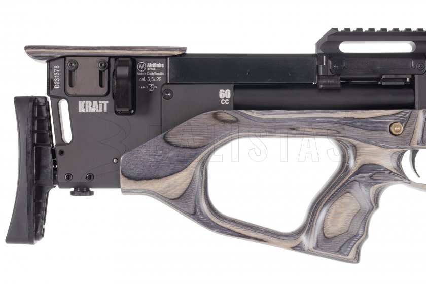 Légpuska AirMaks Krait W Tube 5,5mm Grey Lamino