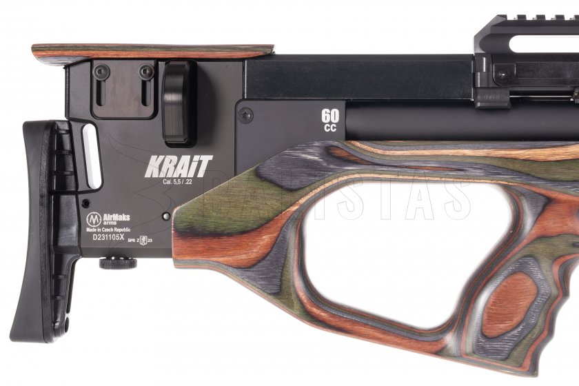 Légpuska AirMaks Krait W Tube 5,5mm Forest Camo