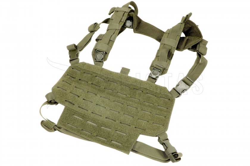 Könnyű taktikai mellény Mil-Tec Chest Rig Zöld