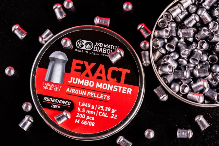Diabolo JSB Exact Jumbo Monster Redesigned DEEP 5,52mm 200db