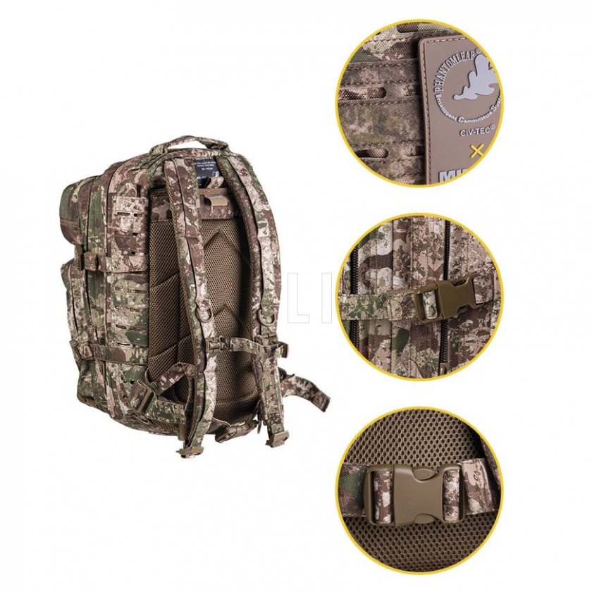 Hátizsák Mil-Tec US Assault Laser Cut 36l Wasp Z2