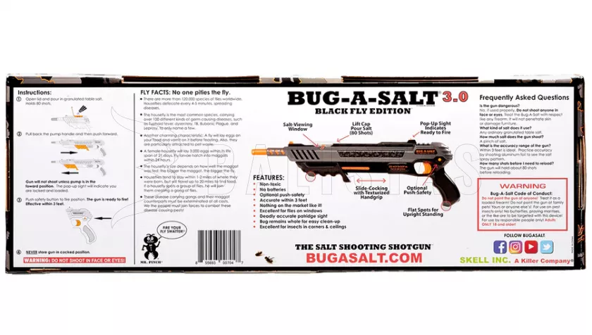 Sós légpuska Bug-A-Salt 3.0 Black Fly
