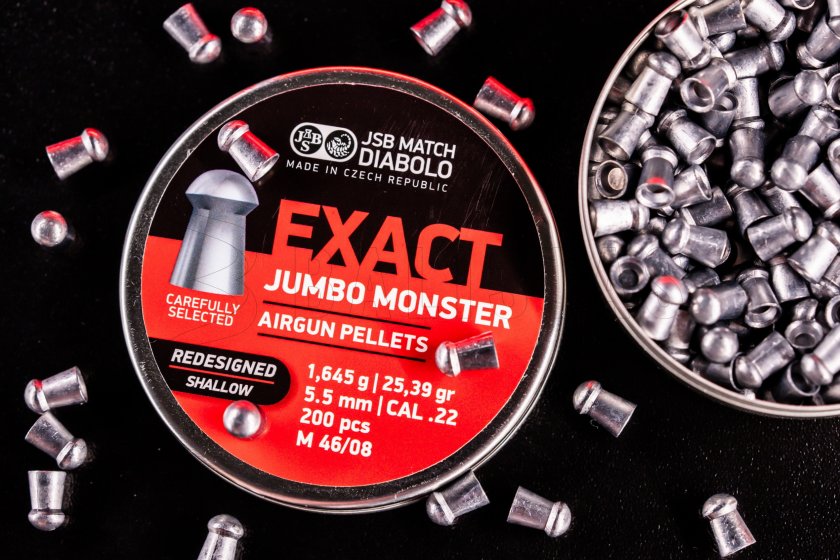 Diabolo JSB Exact Jumbo Monster Redesigned Shallow 5,52mm 200db