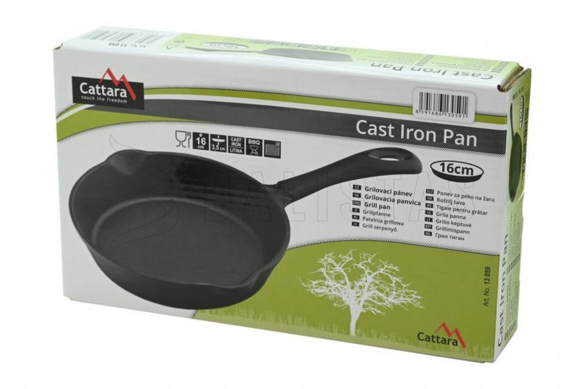 Grill serpenyő nyéllel LITINA 16cm