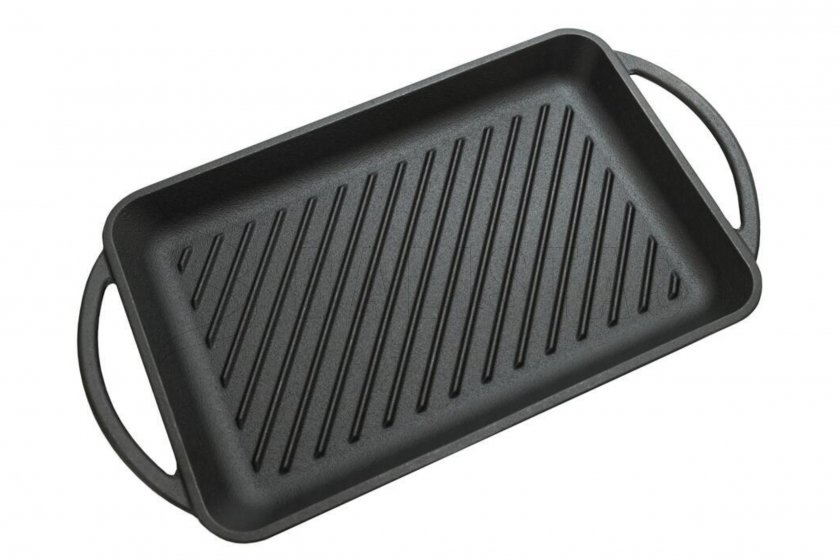 Grill serpenyő fülekkel LITINA 33x21,5cm