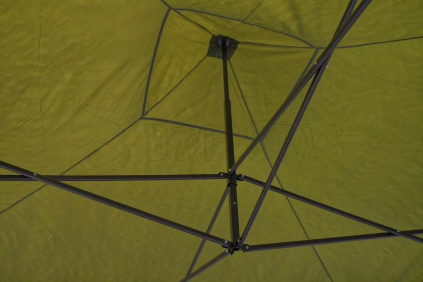 Párty sátor ollós 3x3m zöld WATERPROOF