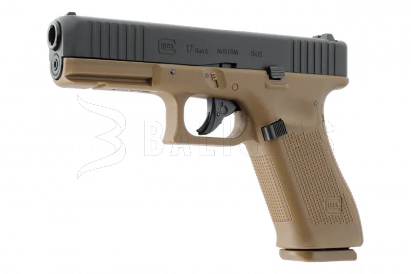 Légpisztoly Umarex Glock 17 Gen5 BlowBack Coyote 4,5mm
