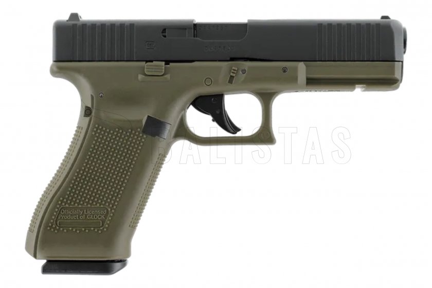Légpisztoly Umarex Glock 17 Gen5 BlowBack Battlefield Green 4,5mm