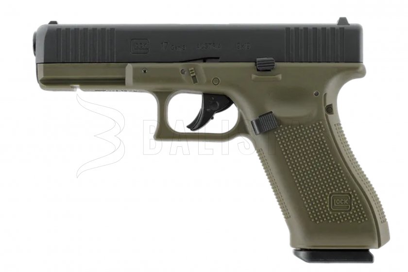 Légpisztoly Umarex Glock 17 Gen5 BlowBack Battlefield Green 4,5mm