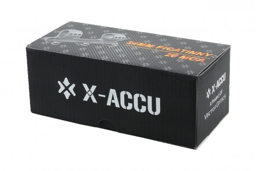 Vector Optics X-Accu 20MOA 22mm/34mm egyrészes közepes szerelék